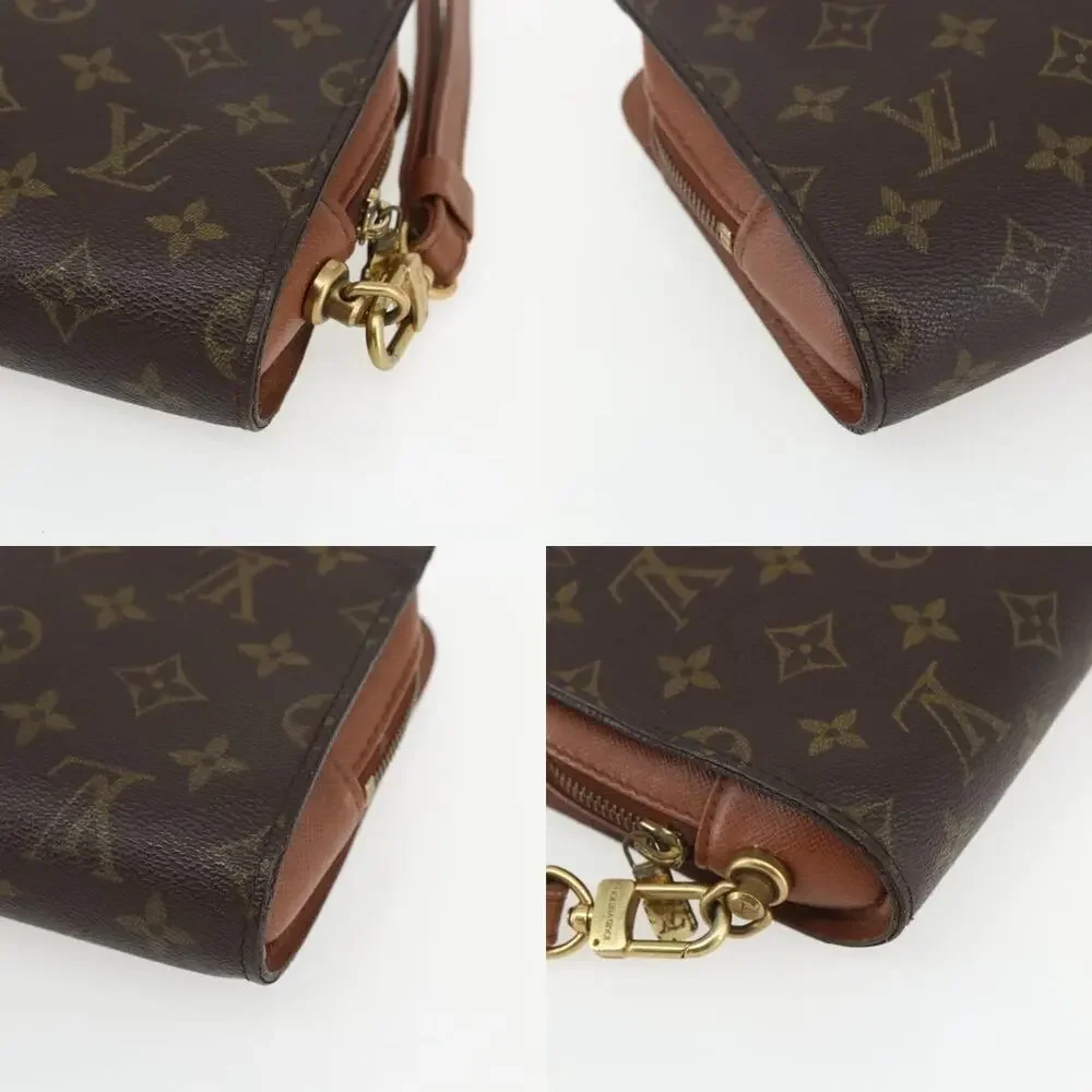 Louis Vuitton Monogram Orsay Clutch Bag Brown